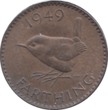 1949 FARTHING ( UNC ) - Farthing - Cambridgeshire Coins