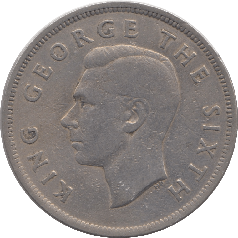1949 HALF CROWN NEW ZEALAND - WORLD COINS - Cambridgeshire Coins