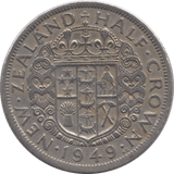 1949 HALF CROWN NEW ZEALAND - WORLD COINS - Cambridgeshire Coins