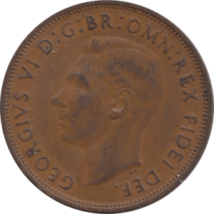 1949 PENNY 1 ( GVF ) 1 - Penny - Cambridgeshire Coins