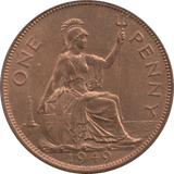 1949 PENNY 1 ( UNC ) 94 - Penny - Cambridgeshire Coins