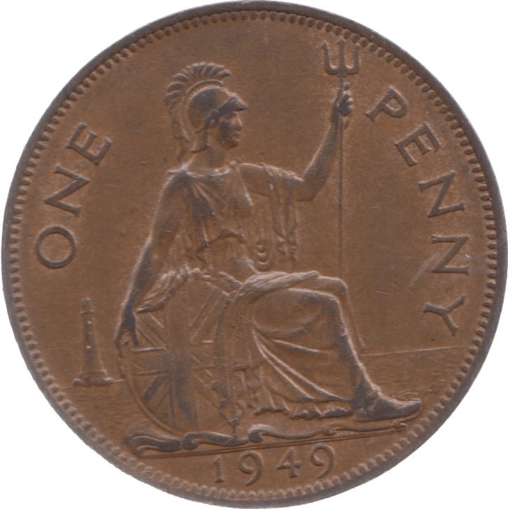 1949 PENNY 2 ( AUNC ) - Penny - Cambridgeshire Coins