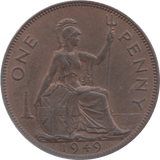 1949 PENNY 3 ( UNC ) - Penny - Cambridgeshire Coins