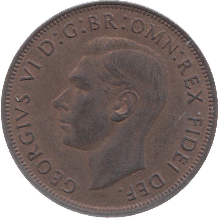 1949 PENNY 3 ( UNC ) - Penny - Cambridgeshire Coins
