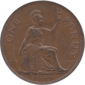 1949 PENNY 6 ( AUNC ) - Penny - Cambridgeshire Coins