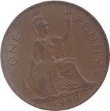 1949 PENNY ( AUNC ) 5 - Penny - Cambridgeshire Coins
