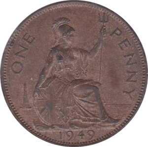 1949 PENNY ( AUNC ) B - Penny - Cambridgeshire Coins