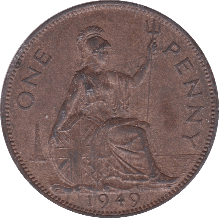 1949 PENNY ( AUNC ) B - Penny - Cambridgeshire Coins
