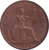 1949 PENNY ( AUNC ) - PENNY - Cambridgeshire Coins