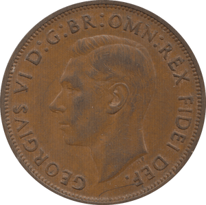 1949 PENNY ( EF ) 7 - Penny - Cambridgeshire Coins