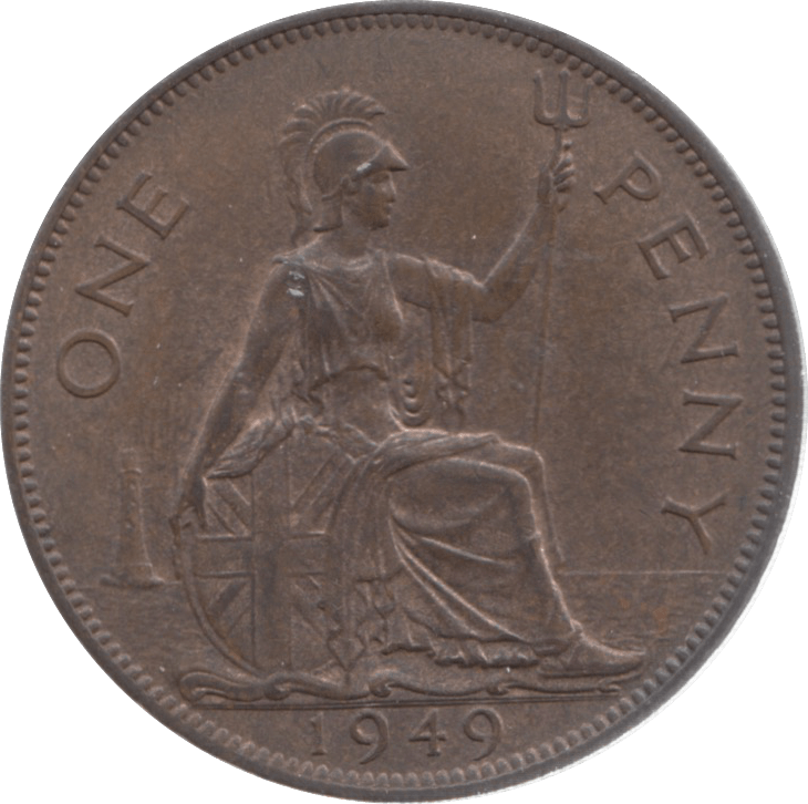 1949 PENNY ( UNC ) 23 - Penny - Cambridgeshire Coins