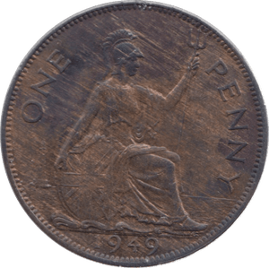 1949 PENNY ( UNC ) 26 - Penny - Cambridgeshire Coins
