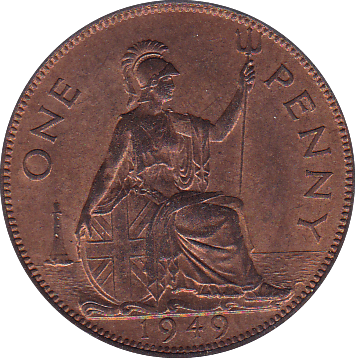 1949 PENNY ( UNC ) - Penny - Cambridgeshire Coins
