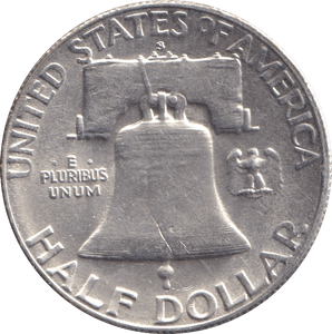 1949 SILVER HALF DOLLAR USA - Cambridgeshire Coins