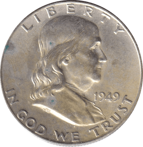 1949 SILVER HALF DOLLAR USA - Cambridgeshire Coins