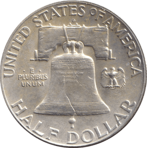 1949 SILVER HALF DOLLAR USA - Cambridgeshire Coins