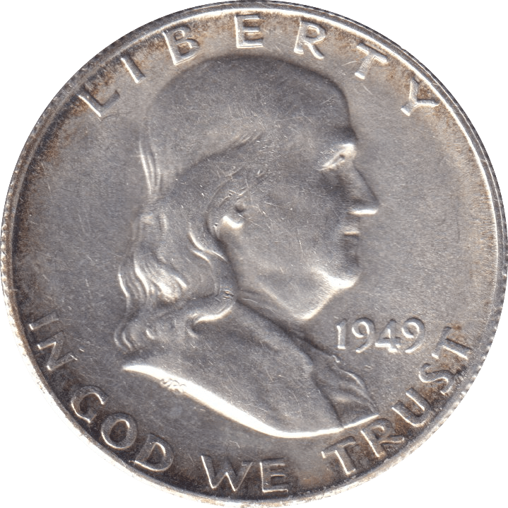 1949 SILVER HALF DOLLAR USA - Cambridgeshire Coins