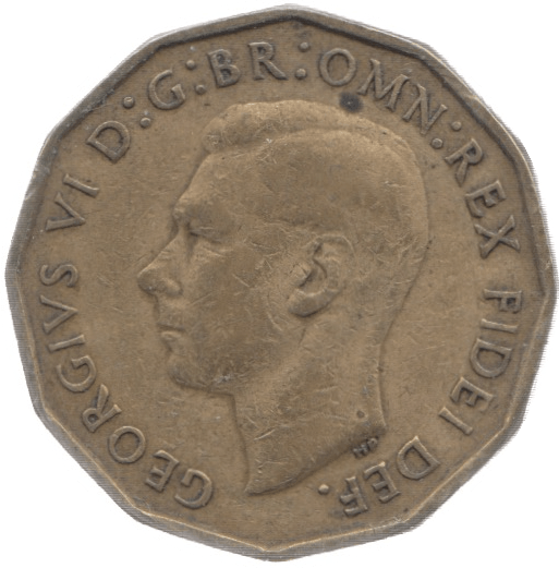 1949 THREEPENCE 6 ( GF ) - Threepence - Cambridgeshire Coins