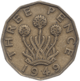 1949 THREEPENCE 6 ( GF ) - Threepence - Cambridgeshire Coins