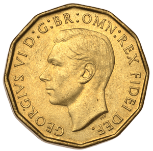 1949 THREEPENCE ( AUNC ) SCARCE - Threepence - Cambridgeshire Coins