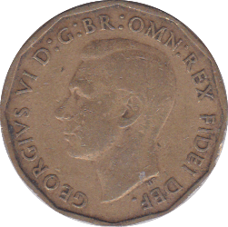 1949 THREEPENCE ( F ) - Threepence - Cambridgeshire Coins