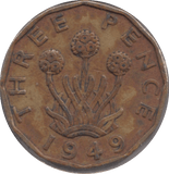 1949 THREEPENCE ( FAIR ) 13 - Threepence - Cambridgeshire Coins