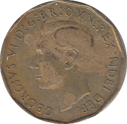 1949 THREEPENCE ( GF ) D - Threepence - Cambridgeshire Coins