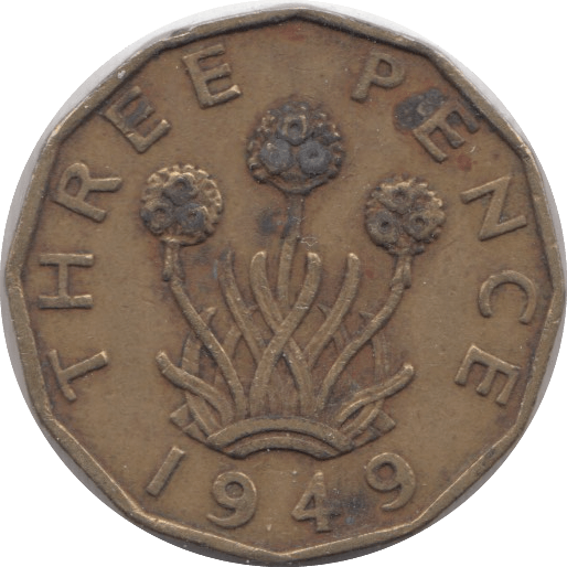 1949 THREEPENCE ( GF ) - Threepence - Cambridgeshire Coins