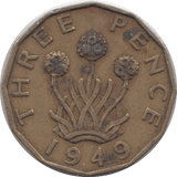 1949 THREEPENCE ( GF ) - Threepence - Cambridgeshire Coins