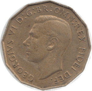 1949 THREEPENCE ( GVF ) 25 - Threepence - Cambridgeshire Coins