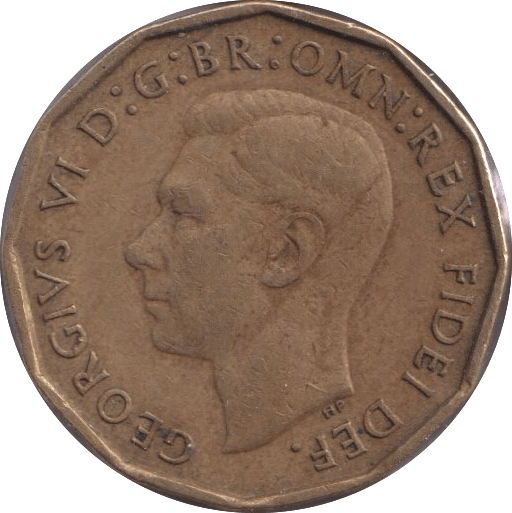 1949 THREEPENCE ( GVF ) - Threepence - Cambridgeshire Coins