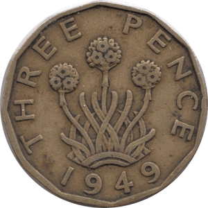1949 THREEPENCE ( VF ) 1B - Threepence - Cambridgeshire Coins