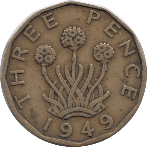 1949 THREEPENCE ( VF ) 1B - Threepence - Cambridgeshire Coins
