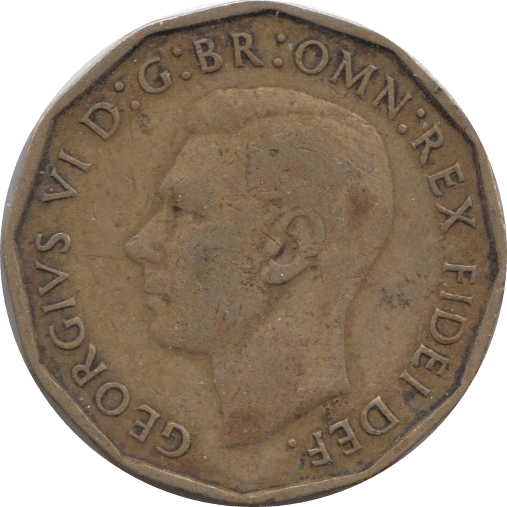 1949 THREEPENCE ( VF ) 1B - Threepence - Cambridgeshire Coins