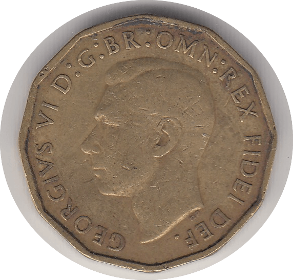 1949 THREEPENCE ( VF ) C2 - Threepence - Cambridgeshire Coins