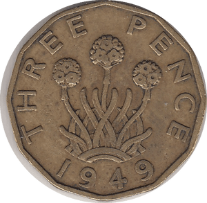 1949 THREEPENCE ( VF ) C2 - Threepence - Cambridgeshire Coins