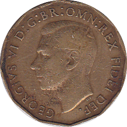 1949 THREEPENCE ( VF ) C - Threepence - Cambridgeshire Coins
