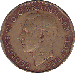 1949 THREEPENCE ( VF ) D - Threepence - Cambridgeshire Coins