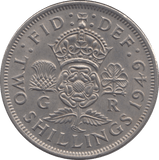 1949 TWO SHILLINGS ( AUNC ) - FLORIN - Cambridgeshire Coins