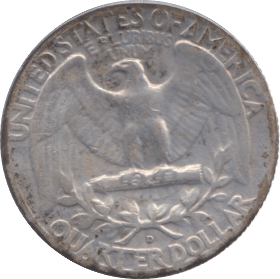 1949 USA SILVER 1/4 DOLLAR - SILVER WORLD COINS - Cambridgeshire Coins