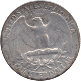1949 USA SILVER 1/4 DOLLAR - SILVER WORLD COINS - Cambridgeshire Coins
