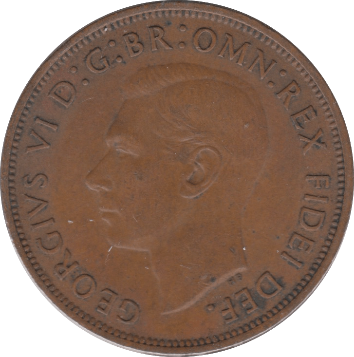 1950 1 PENNY ( EF ) 6 - Penny - Cambridgeshire Coins