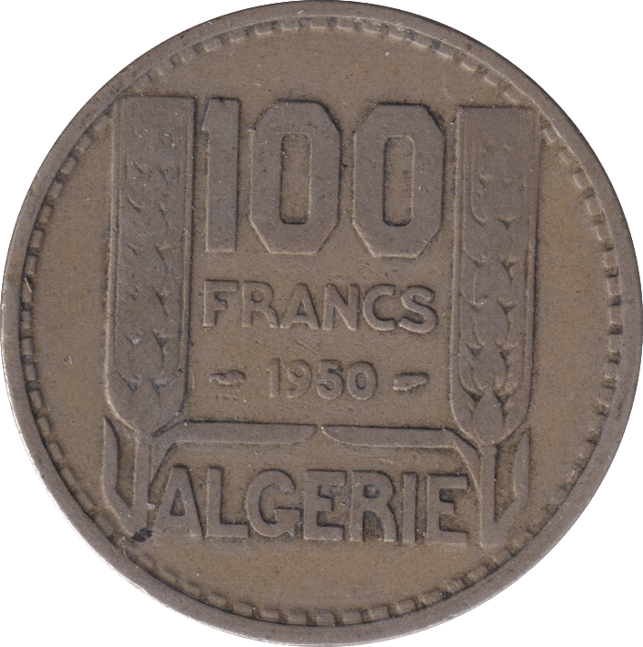 1950 100 FRANCS ALGERIA - WORLD COINS - Cambridgeshire Coins