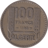 1950 100 FRANCS ALGERIA - WORLD COINS - Cambridgeshire Coins