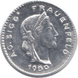 1950 20 RAPPEN SWISS - WORLD COINS - Cambridgeshire Coins