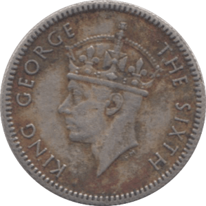 1950 5 CENTS MALAYA - WORLD COINS - Cambridgeshire Coins