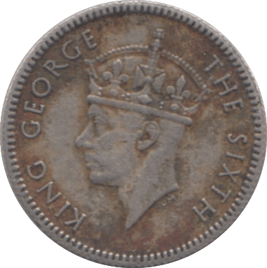 1950 5 CENTS MALAYA - WORLD COINS - Cambridgeshire Coins