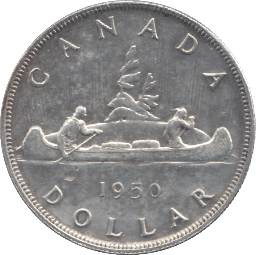 1950 CANADA SILVER ONE DOLLAR 9 - WORLD SILVER COINS - Cambridgeshire Coins