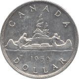 1950 CANADA SILVER ONE DOLLAR 9 - WORLD SILVER COINS - Cambridgeshire Coins