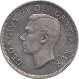 1950 CANADA SILVER ONE DOLLAR 9 - WORLD SILVER COINS - Cambridgeshire Coins